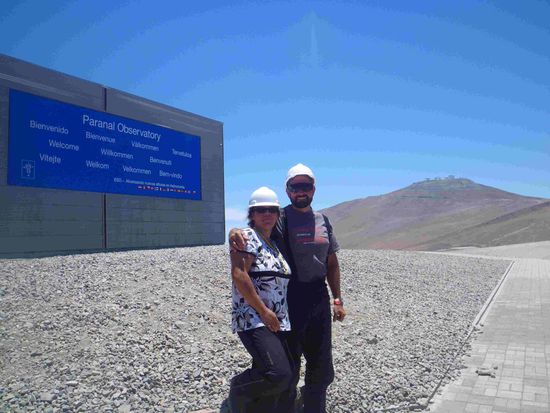 Vor dem Observatorium