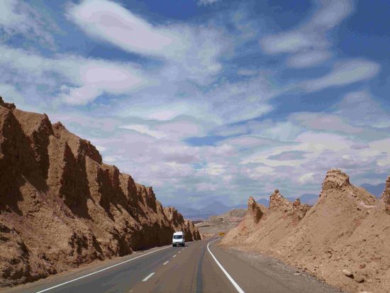 Auf der Strecke nach San Pedro