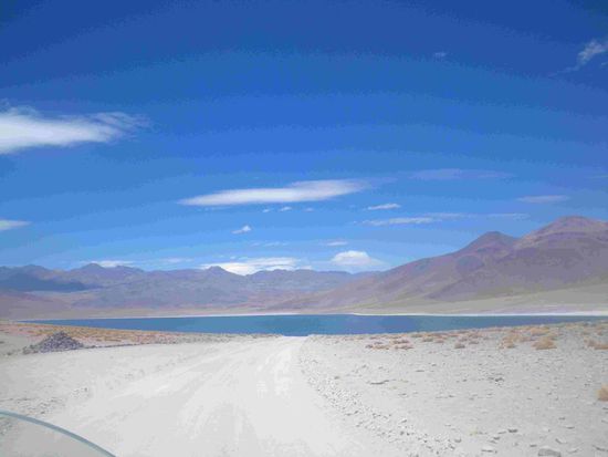 Auf in die Lagune - mucho helado - sehr kalt
