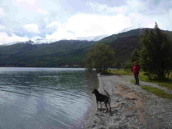 Über Nacht hat es auf den Bergen geschneit
