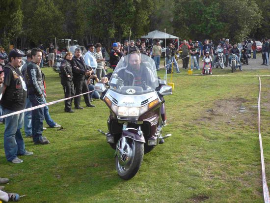 Arno ist sehr geschickt im Langsamfahren