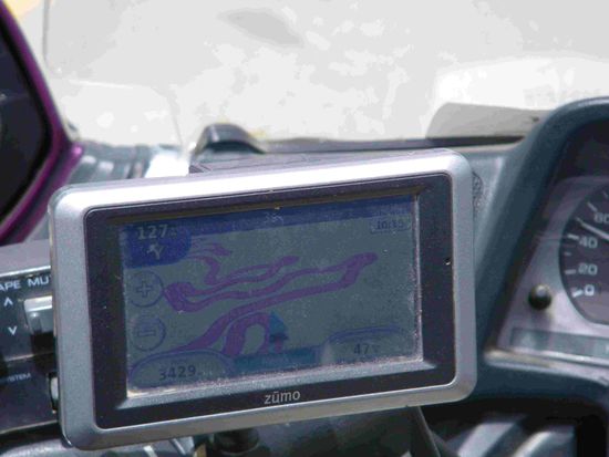 Ein paar Serpentinen liegen vor uns 