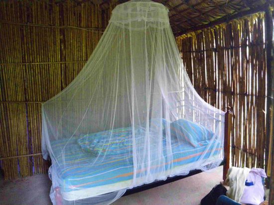 Unser Bett im Hostal