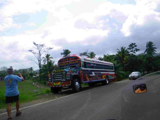 Ein typischer Bus in Panama