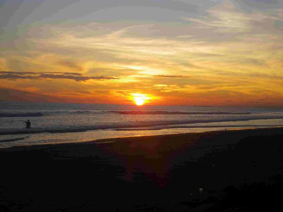 Sonnenuntergang in Las Lajas