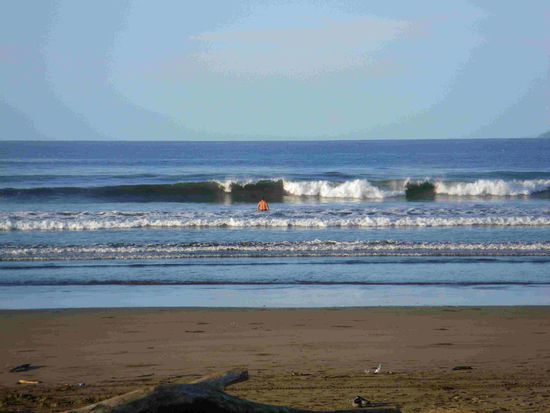 Morgendliches Bad im Meer