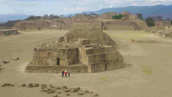 Die Anlage Monte Albán