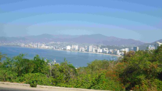 Blick auf die Küste von oben