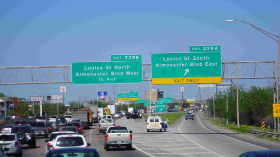 Auf dem Weg durch New Orleans