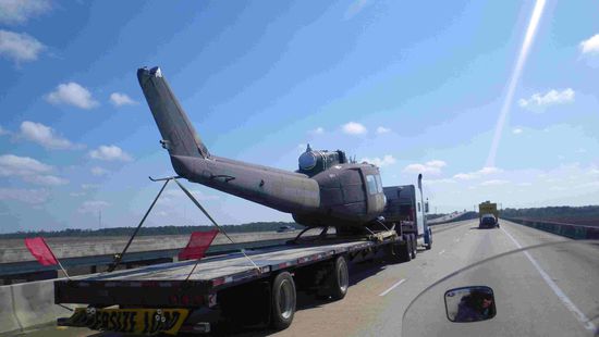 Hoppala, tief fliegender Heli 