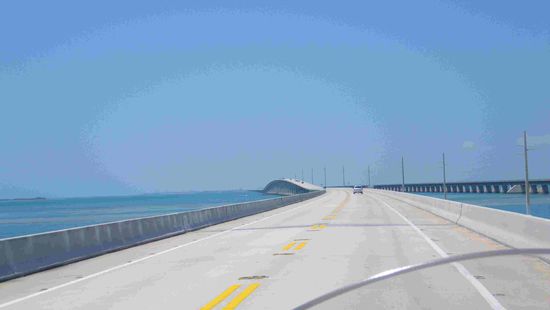 Auf der 7 Meilen Brücke