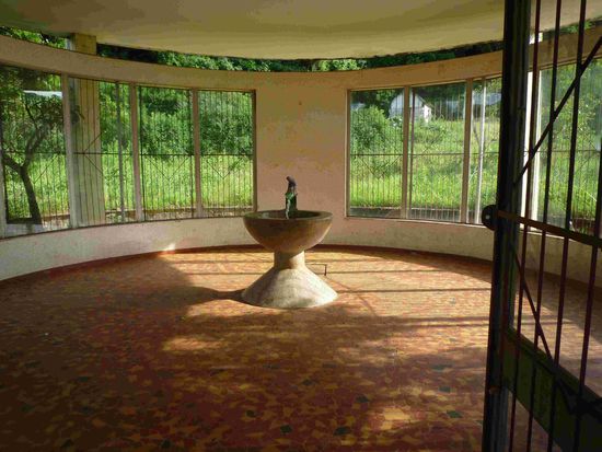 Unser Badebrunnen mit Thermalwasser