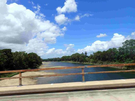 Die Flüsse führen alle sehr wenig Wasser