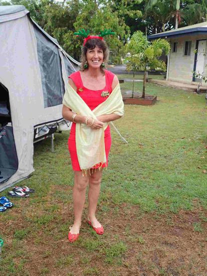 Antonetta hat sich dem Anlass entsprechend aufgechrismettert 