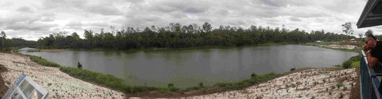 An einem See außerhalb von Ipswich