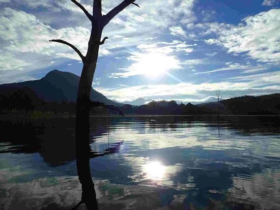 Paddeln in der Abendsonne 