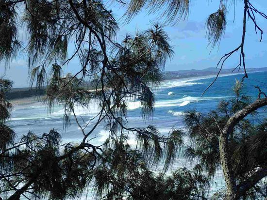 Blick auf die Sunshine Coast