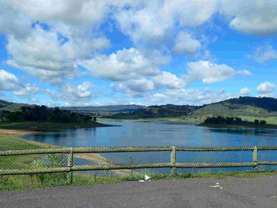 Auch das Wasser ist schön ruhig