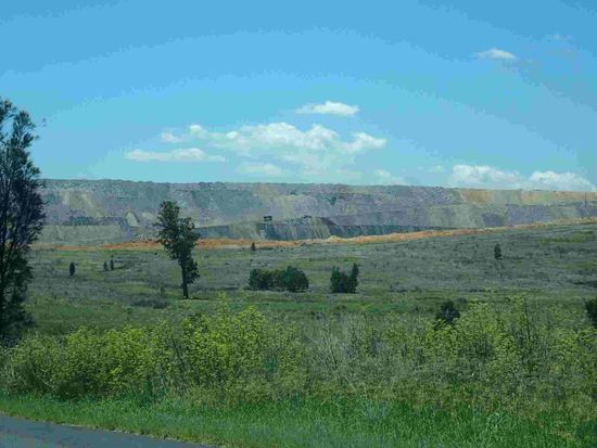 Blick auf eine Steinkohlemiene