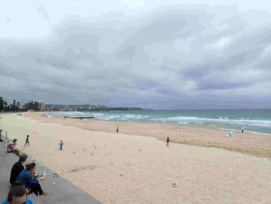 Der Strand von Manly Beach