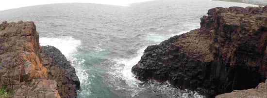 Hier kommt das Wasser herein