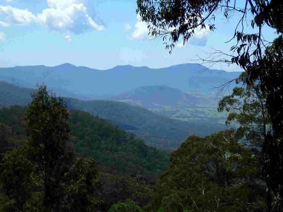 Blick über die Snowy Mountains