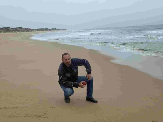 Am Strand des South Arm