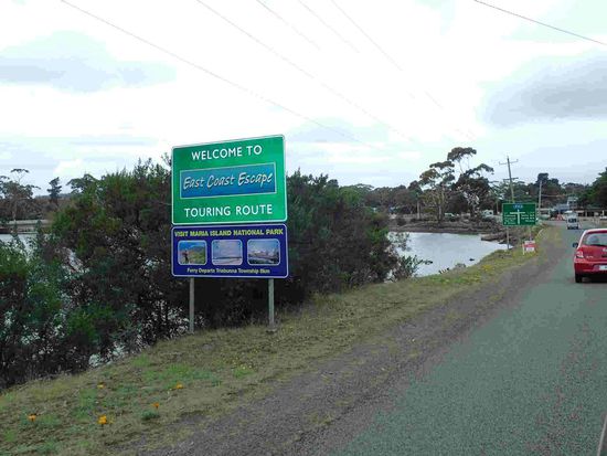 Auf dem Weg zur Ostküste