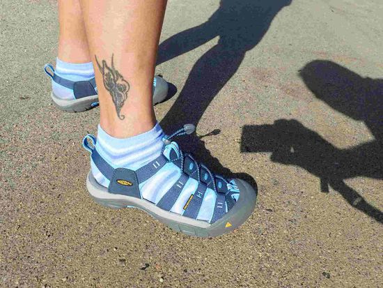 Meine neuen Schuhe  - gehen muss ich leider trotzdem selbst 