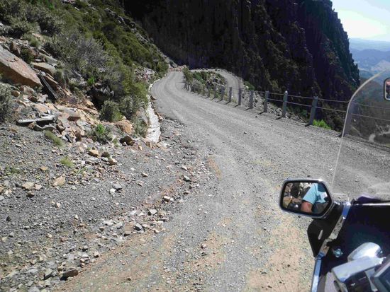 Die Straße ist in keinem guten Zustand