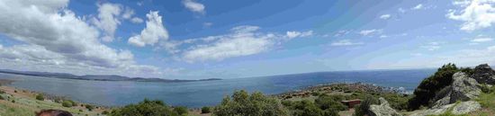 Panoramablick beim Leuchtturm