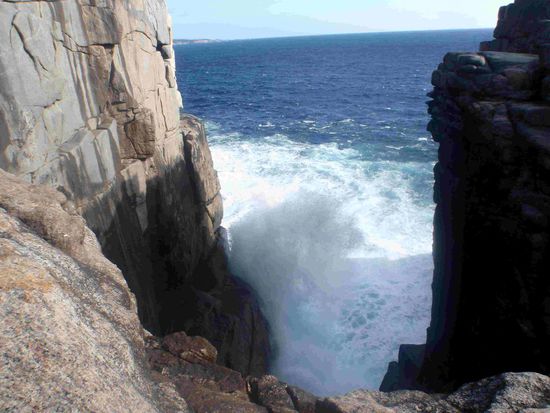 Das Wasser verursacht einen unglaublichen Lärm