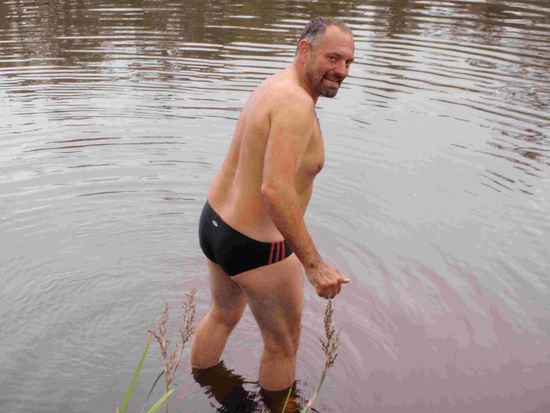 Ich glaub ein bissal kalt ist ihm schon 