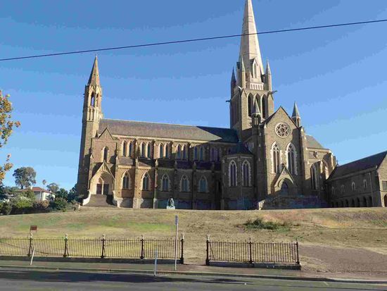 Eine Kirche in Bendigo