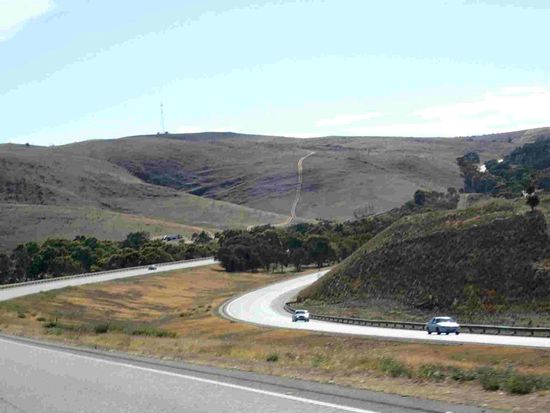 Kurz vor Bridgewater in der Nachmittagssonne