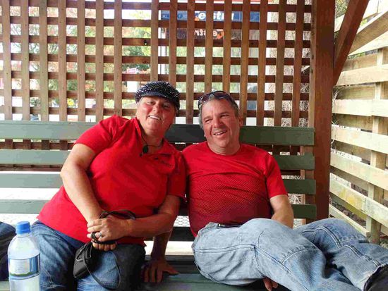 Der letzte gemeinsame Lunch - dann heißt es Abschied nehmen 