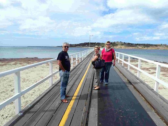 Am Jetti mit Maria und Adi