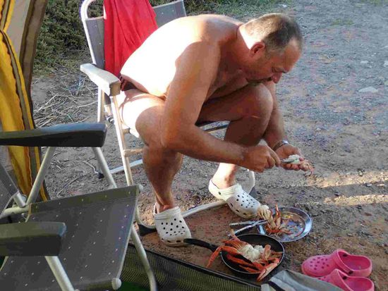 Arno bei der Fuzzelei 