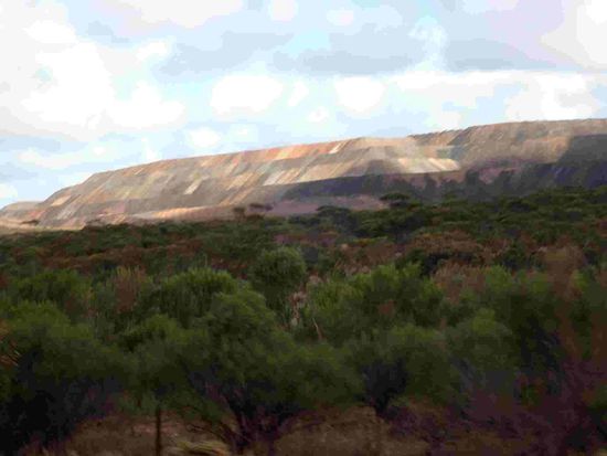 Ein Bergwerk auf dem Weg nach PL