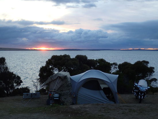 Zum Abschied ein traumhafter Sonnenaufgang 