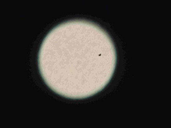 Als wir zurück kommen, ist der Mond schon aufgegangen