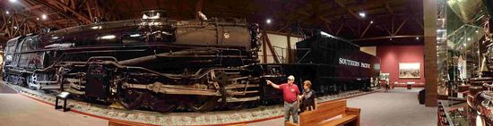 Die ganze Lok passt nur auf ein Panoramabild