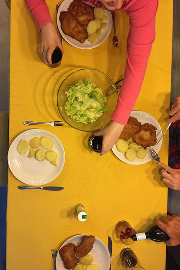 Da wurde wohl sehr "heimisch" gekocht 