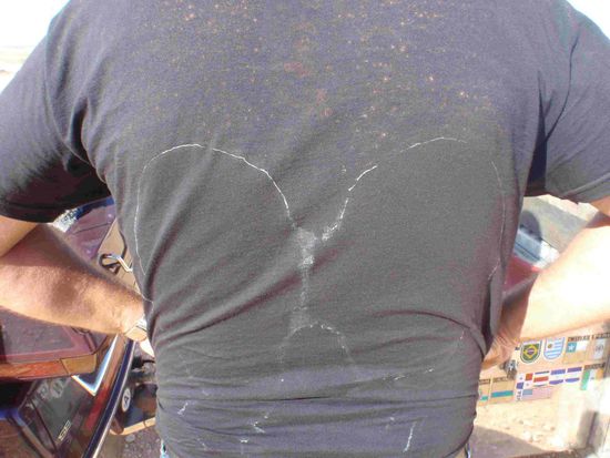 Ich glaube Arno hat ein wenig geschwitzt - wer hat Phantasie