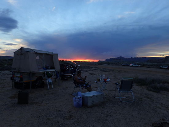 Sonnenuntergang am Lake Powell