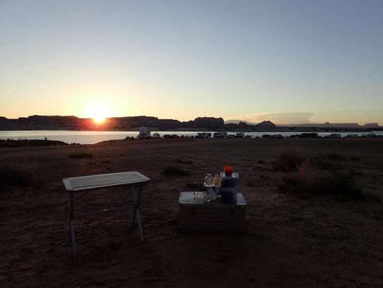 Und dann folgt der Sonnenaufgang 