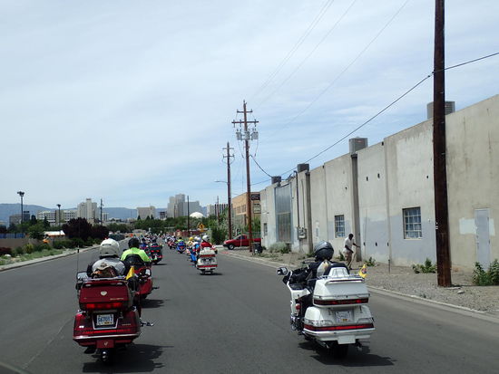 Die Fahrt durch Reno