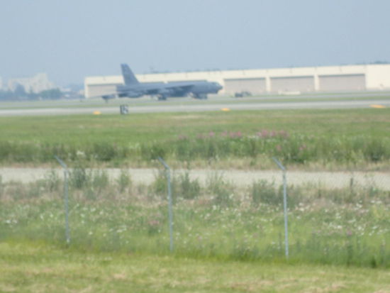 In Fairbanks gibt es einen US Navi Stützpunkt - leider verrauchte Bilder 