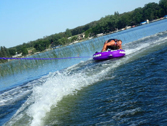 Und wie immer voller Einsatz in den Kurven