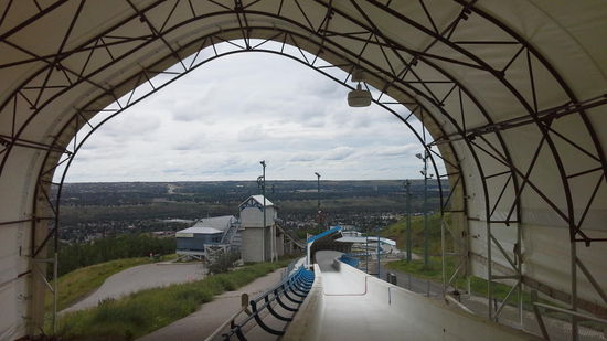 Der Start der Rodelbahn